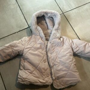Zara Light Pink Puffer Jacket for Kids